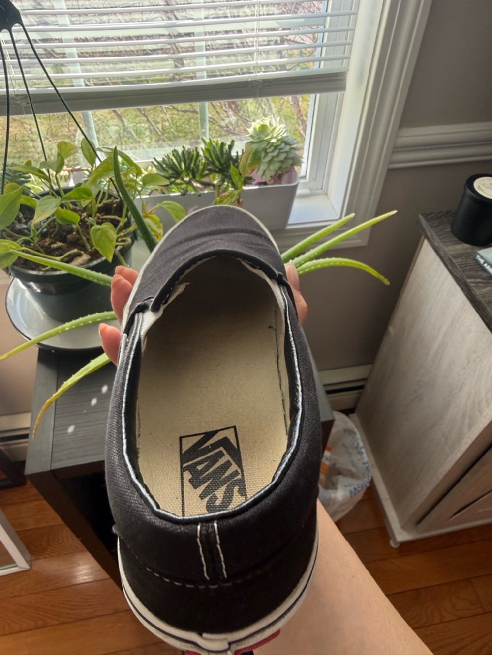 Women’s Black Slip on Vans - Picture 8 of 11